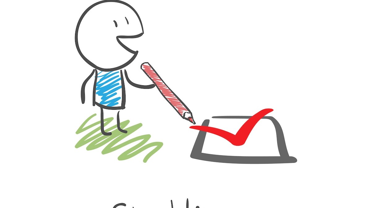 Checklist drawing child