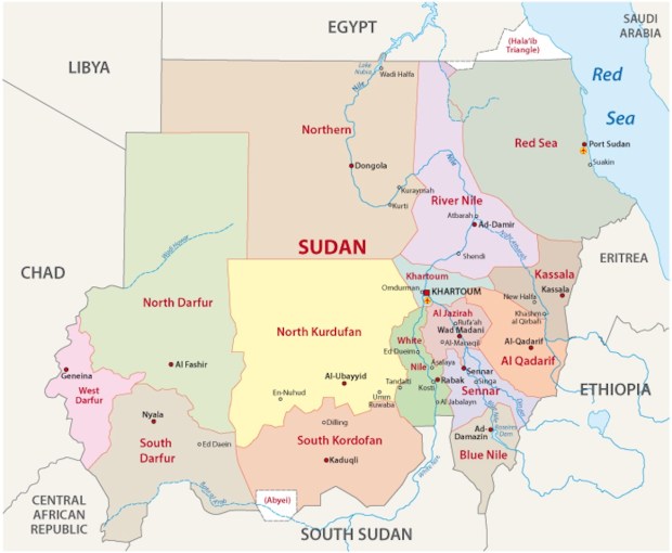 Darfur-Sudan-Map