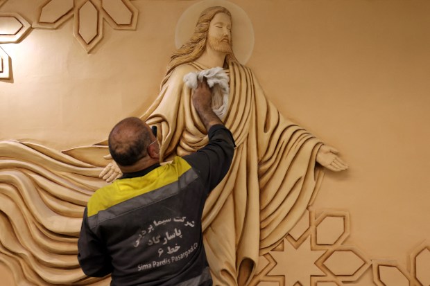 Jesus in the Tehran metro