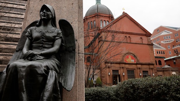 Outside of St. Matthew the Apostle Cathedral