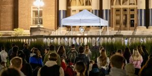 Jesus on the quad: Students adore Christ at one of largest public universities