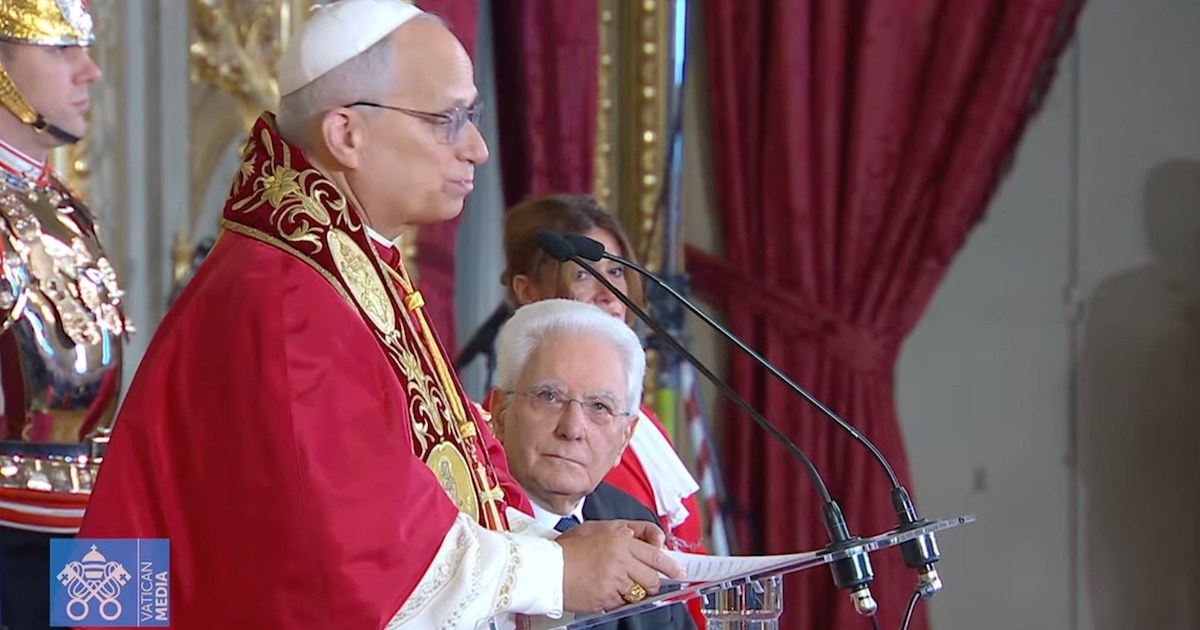 Leo XIV to Italy: Protect family, welcome migrants, defend life