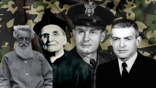 Nelson Baker Emil Kapaun Vincent Capodanno Joseph Dutton