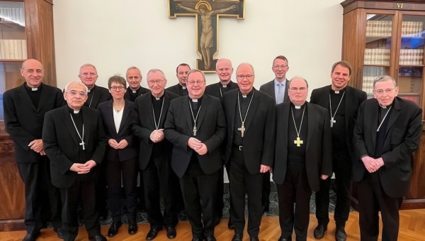 Photo of participants in the meeting between the Roman Curia and the DBK (German Bishops' Conference) on November 12, 2025 - DBK-German-bishops-with-Curia-november-12-2015-Deutsche-Bischofskonferenz.jpeg