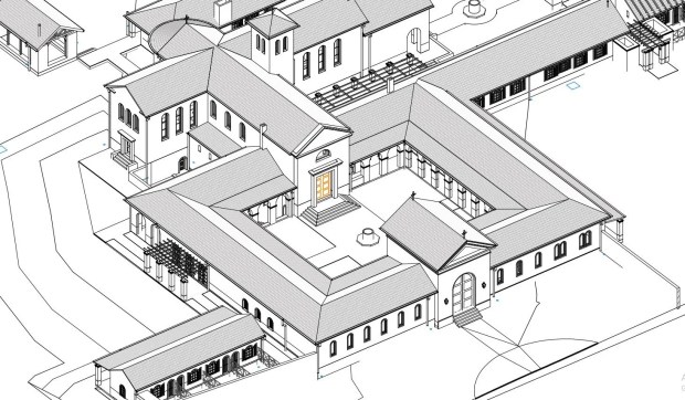 Plans for the Carmelite Monastery