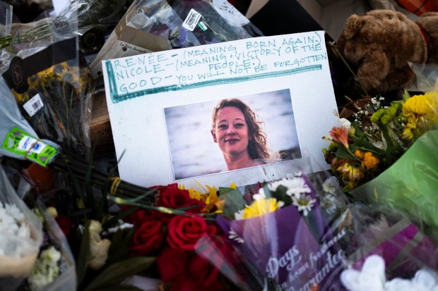 Memorial of Renee Good in Minnepolis