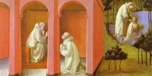 This saint was the first disciple of St. Benedict