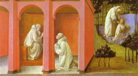 This saint was the first disciple of St. Benedict