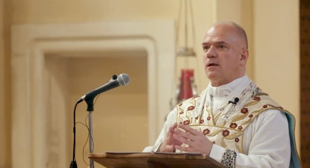 Photo of Fr. Davide Pagliarani, current head of the FSSPX