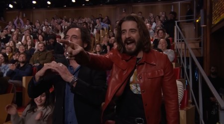 Proof that Jonathan Roumie is the best ever colleague!