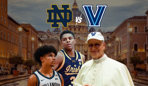 Corner Hero Image - Basketball: Notre Dame vs Pope Leo’s Villanova in ROME