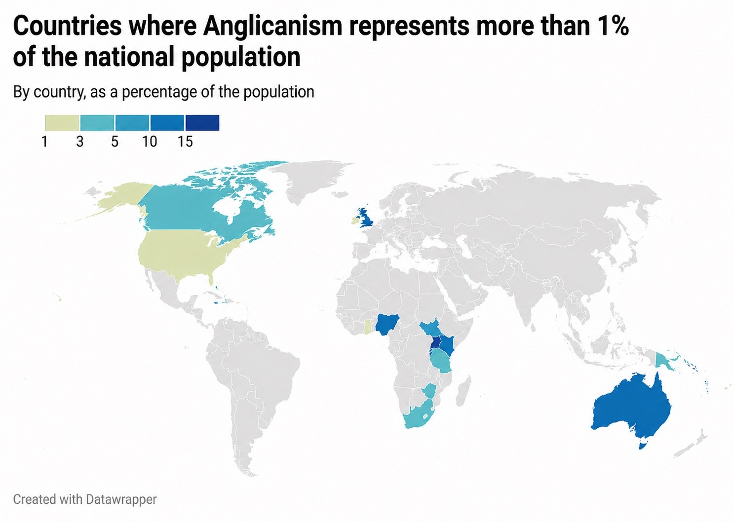 Where the Anglican Communion is present today