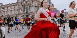 The “princess” who charmed the Paris Marathon