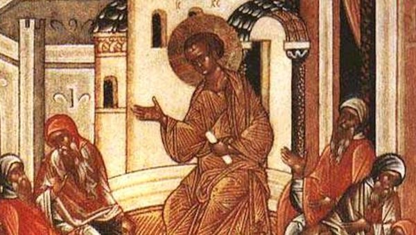 JESUS TEACHING TEMPLE