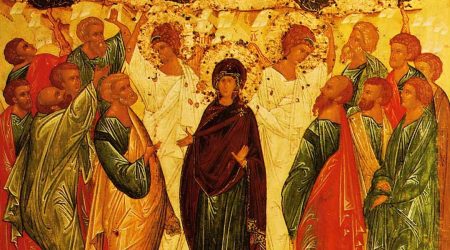 Why Mary is at the center of the Ascension icon