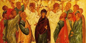 Why Mary is at the center of the Ascension icon