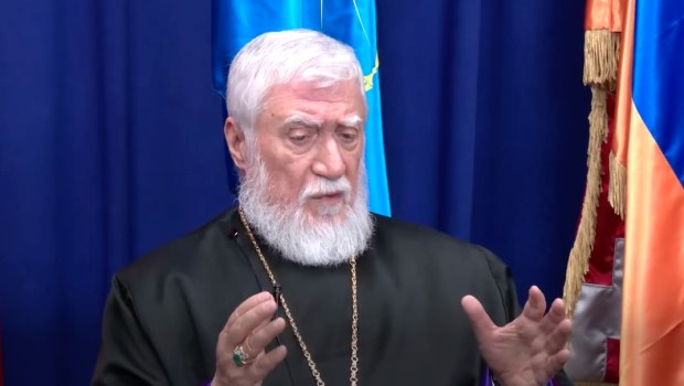 Armenian Patriarch Aram I of the Catholicosate of Cilicia