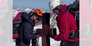 The French teen who hauled a 77-lb cross up a mountain