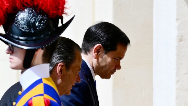 Corner Item Image - Pope Leo meets with Marco Rubio at Vatican