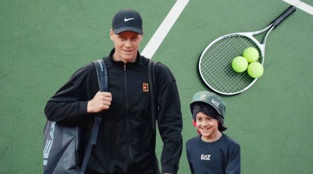Jannik Sinner and the little girl who stole the show