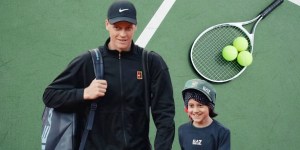 Jannik Sinner and the little girl who stole the show