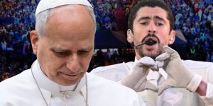 Pope notes his vigil with youth overlaps Bad Bunny concert