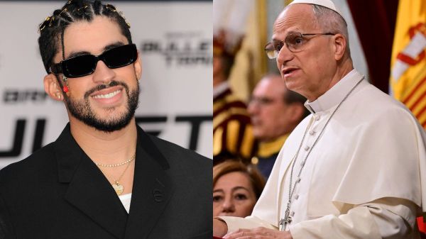 el papa se reúne con bad bunny