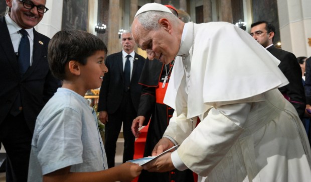 Corner Hero Image - Adorable! Young boy asks Leo if he wanted to grow up to be the pope