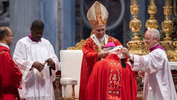 Pope Leo XIV leads a Holy Mass on the Solemnity of Saints Peter and Paul, Rome's patron saints, at St. Peter's Basilica in the Vatican, on June 29, 2026