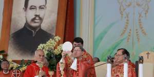Tagle celebrates beatification Mass for Vietnamese martyr