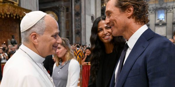 Matthew McConaughey&rsquo;s latest leading role? Vatican visitor