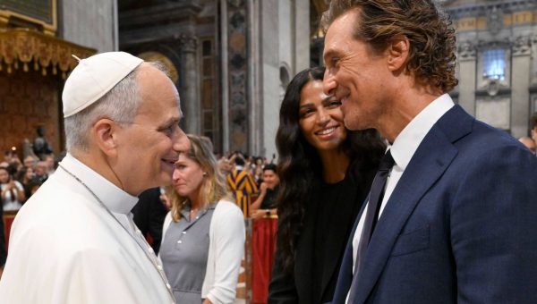 Matthew McConaughey and Pope Leo