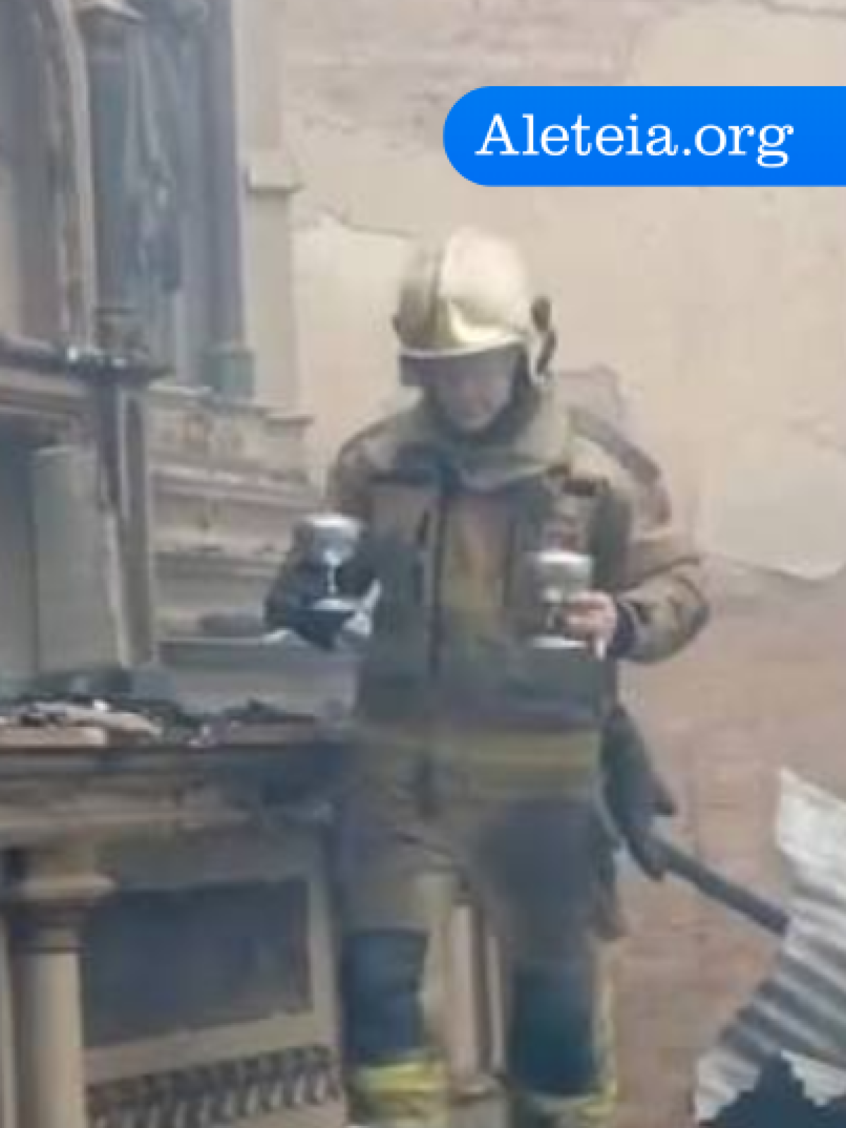 Fire Fighter Saves Jesus