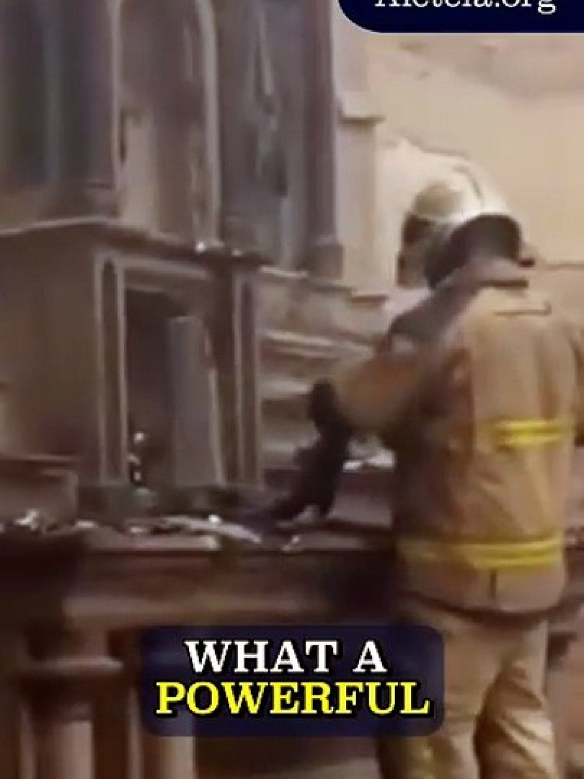 Fire Fighter Saves Jesus