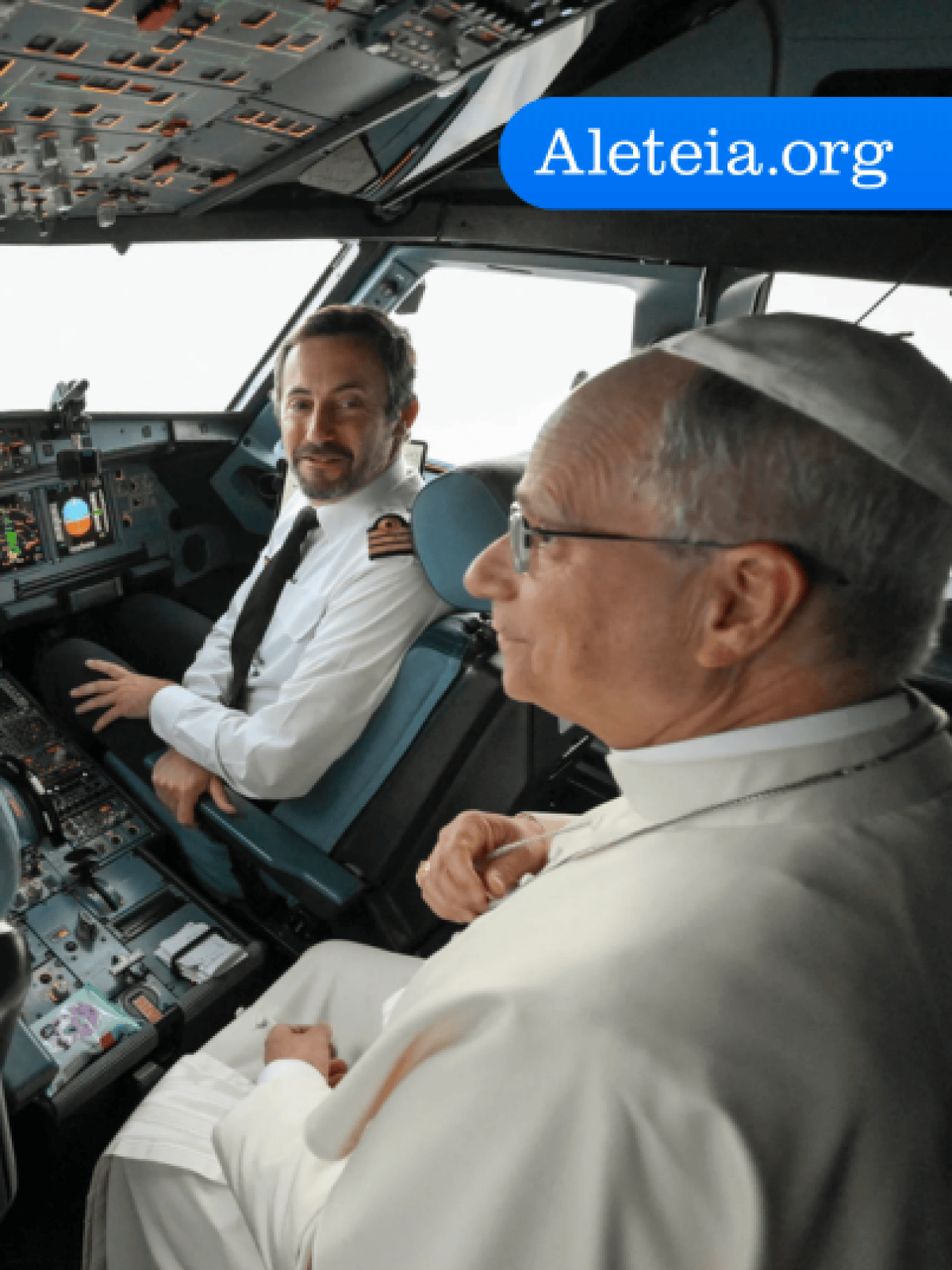 Pope Flies The Plane